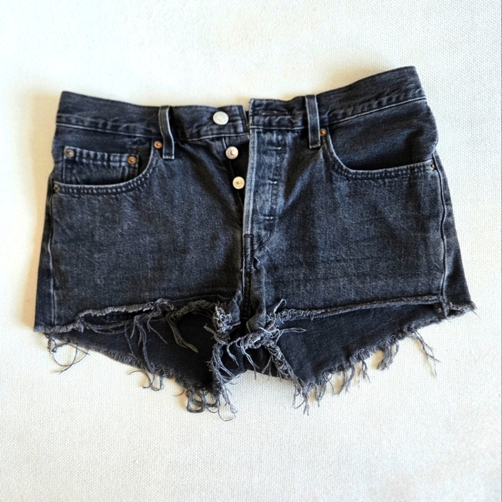 Levi's cutoff jean shorts